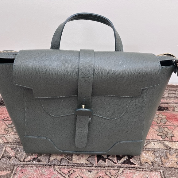 Large Green Pebble Senreve Backpack - Maestra Bag - Picture 1 of 3